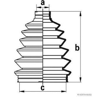 Пильовик ШРКШ HONDA, ISUZU - (44306SWA900, 44018SCAE01, 44018SX0C20) JAKOPARTS J2864028