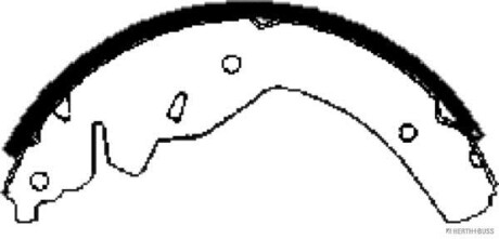 Фото 2 - Гальмівні колодки JAKOPARTS J3500302