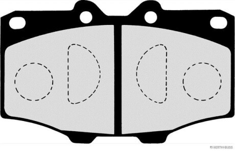 Фото 2 - Гальмівні колодки JAKOPARTS J3602036