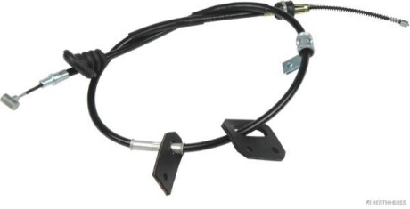 Трос стояночного гальма задн Лів (1345мм, гальма: барабан/диск) SUZUKI VITARA, X-90 1.6/1.9D/2.0D 07.88-12.05 - JAKOPARTS J3928001