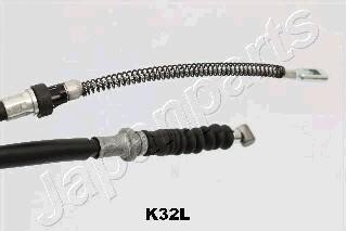 Фото 2 - Трос ручного тормоза JAPANPARTS BC-K32L