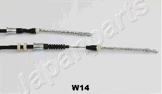Фото 3 - Трос ручного тормоза JAPANPARTS BC-W14