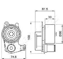 Фото 2 - Натяжной ролик ремня ГРМ JAPANPARTS BE-243 (BE243)