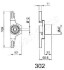 Устройство для натяжения ремня, ремень ГРМ - (e5EE6K254AA) JAPANPARTS BE-302 (фото 2)