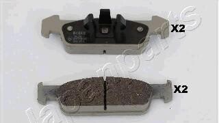 Комплект тормозных колодок - JAPANPARTS PA-039AF