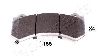 Комплект тормозных колодок - (d1060KB60A, D106080B0A, 68303052AA) JAPANPARTS PA-155AF