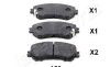 KLOCKI HAM. NISSAN P. QASHQAI 13- - (d1M604BA0A, D10604EA0A, D10604BA0A) JAPANPARTS PA160AF (фото 1)