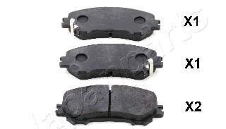 Klocki ham. nissan p. qashqai 13- - JAPANPARTS PA160AF