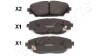 Комплект тормозных колодок - (b6YS3328ZA, BHY13328ZA, B4Y03328ZB) JAPANPARTS PA-309AF (фото 1)