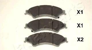 KLOCKI HAM. FORD P. RANGER 11- - (ucye3323z, 1723538, ucyr3323z) JAPANPARTS PA-351AF (фото 1)