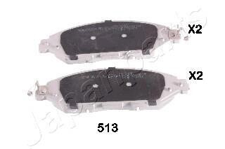 Комплект тормозных колодок - (mk530890, d10603ja0a) JAPANPARTS PA-513AF