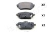 KLOCKI HAM. NISSAN T. QASHQAI 15-16 DCI 13- - (440605889R, D40604EA0A, D40604CA0A) JAPANPARTS PP107AF (фото 1)