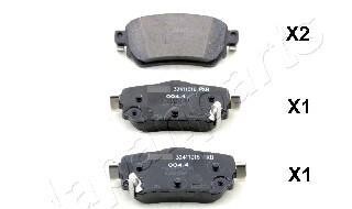 Klocki ham. nissan t. qashqai 15-16 dci 13- - JAPANPARTS PP107AF