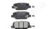 Комплект тормозных колодок дисковый тормоз - (ghy92648zc, ghy92648zd, 4605b806) JAPANPARTS PP315AF (фото 1)