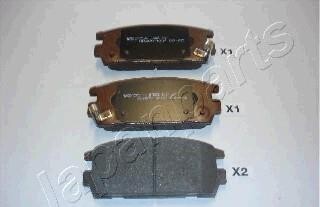 Комплект тормозных колодок, дисковый тормоз - (58302H1A00, 58302H1A10) JAPANPARTS PP-H03AF