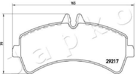 Фото 2 - Тормозные колодки JAPKO 510523