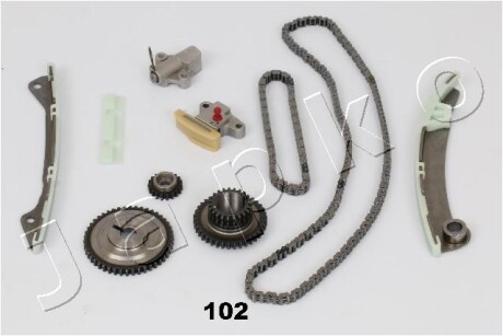 Ланцюг приводу ГРМ (к-кт) Qashqai/X-Trail 2.0i 07- дв. MR20DE - (130281KC3A, 130281KC2A, 130281KC0A) JAPKO KJK102