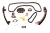 Ланцюг приводу ГРМ (к-кт) RAV4 2.0 /Camry 2.4 00-11 дв. 1AZFE/2AZFE - (1350628010, 1350728010, 1352128010) JAPKO KJK205 (фото 2)