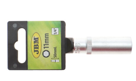 Головка торцева 1/4" 11 мм Long 50 мм - JBM 10096