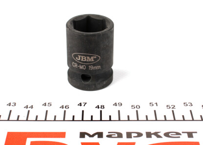 Головка торцева ударна 1/2" 19 мм - JBM 11121