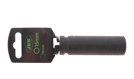 Головка торцевая ударная 1/2" 15 мм Long 78 мм - JBM 12064