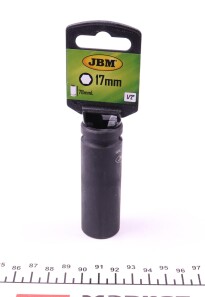 Головка торцева ударна 1/2" 17 мм Long 78 мм - JBM 12066