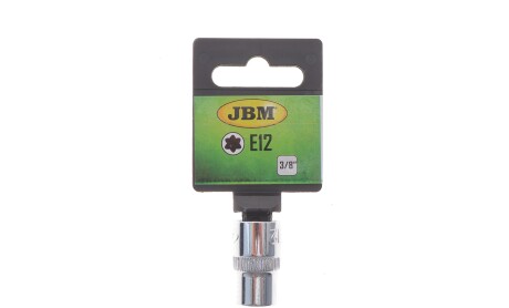 Головка торцевая 3/8" E12 (хромированная) - JBM 13332