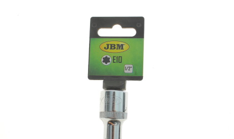 Головка торцевая 1/2" E10 (хромированная) - JBM 13658