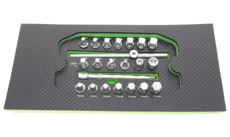 Набор ключей для сливных пробок (3/8") (22 предметов) - JBM 15084