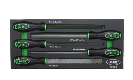 Набір напилків 210 мм 5 од. - JBM 15315