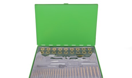 Набор инструмента для нарезки резьбы (метчики и плашки) (58 предметов) - JBM 50792