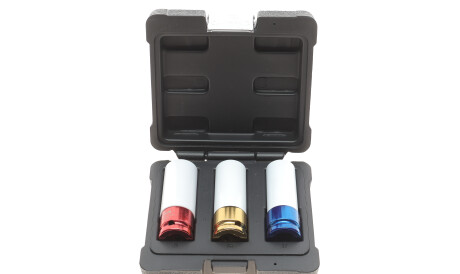 Набор насадок ударных 3 шт (17/19/21 mm) 1/2" - JBM 51336