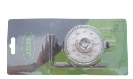 Кутомір аналоговий 1/2" для вимірювання кута повороту 360° - JBM 52583