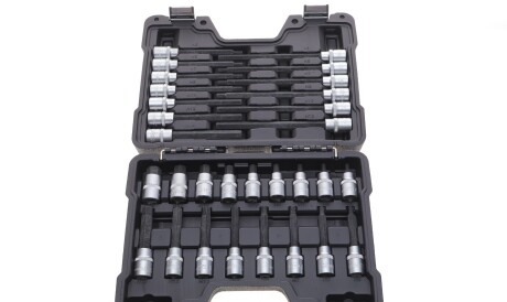 Набір головок 1/2" зі вставками Hex 30 од. - JBM 52604