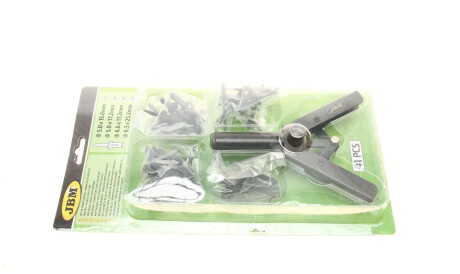 Заклепочник двухручный (+кейс для заклепок) - JBM 52609