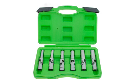 Набор инструментов для снятия свечи накаливания (длинные шарнирные насадки) (8-16mm) - JBM 52691