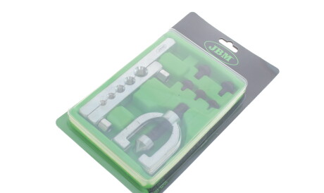 Набор инструментов для развальцовки тормозных трубок (развальцовщик/трубогиб) - JBM 52700