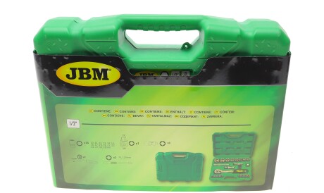 Набор торцевых головок с трещоткой 1/2" 21 ед. - JBM 52723