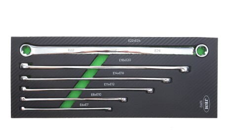 Набор ключей торцевых длинных E6xE7-E22xE24 6 ед. - JBM 52912