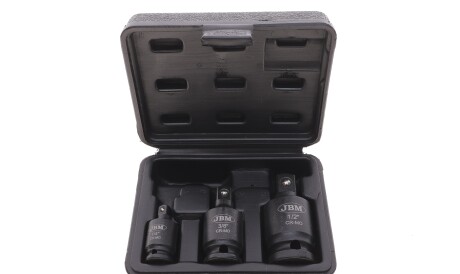 Набір ударних карданів 1/2"-3/8"-1/4" 3 од. - JBM 53043
