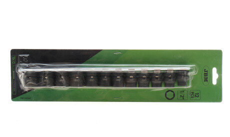 Набір головок ударних 6-гранних 1/2" (12шт) - JBM 53060
