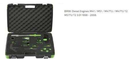 Інструмент для блокування і регулювання розподілювального вала для BMW Diesel - JBM 53265