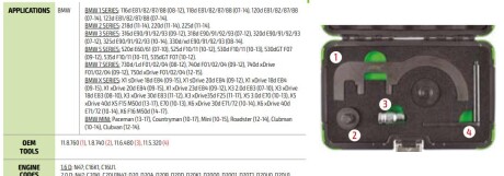 Інструменти регулювання зубчатого ременя BMW (N47/ N57) - JBM 53269