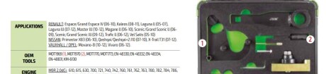 Инструмент регулировки дизельных двигателей Renault/ Nissan 1.6 DCI - JBM 53523