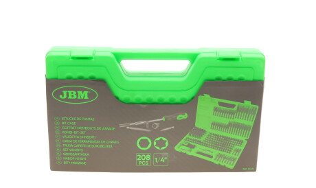 Набор бит (208шт) - JBM 53574