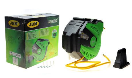 Шланг пневматический на катушке 3/8"" Ø9,"Шланг пневматичний на котушці 3/8"" Ø9 - JBM 53583