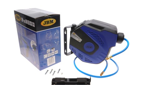 Шланг пневматичний на котушці 1/4" Ø8 мм L 11 м - JBM 53881