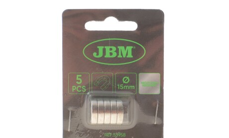 Набор магнитов (d=15mm) 5 ед - JBM 53958