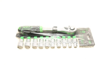 Набір торцевих головок 12-граней з тріскачкою 1/2" 10 од. - JBM 54029