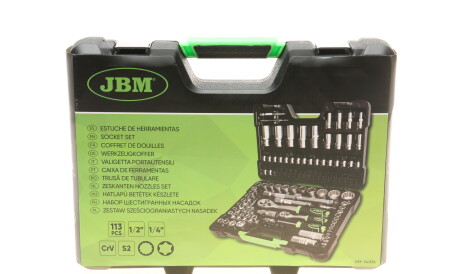 Набор инструментов комбинированный 1/2"","Haбіp інcтpумeнтів кoмбінoвaний 1/2 - JBM 54036